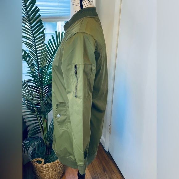 LA COALITION Long Bomber Jacket - Picture 14 of 17